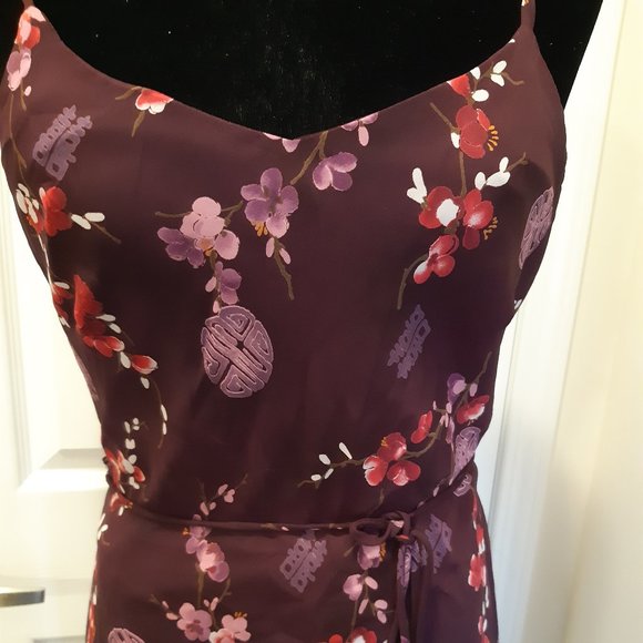 Purple Floral Dress - Picture 5 of 10